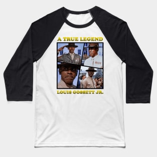 Louis Gossett Jr - A True Legend - Vintage Baseball T-Shirt
